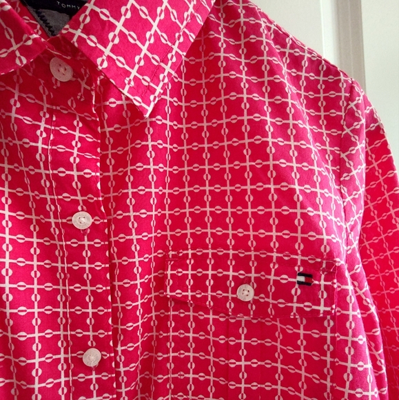 Tommy Hilfiger Button Up Shirt size L - Picture 3 of 8